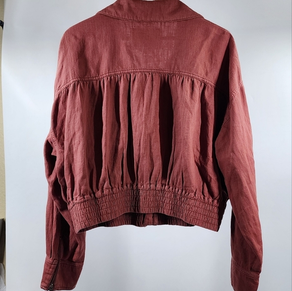 Pilcro Rust Bomber Jacket - Picture 5 of 8